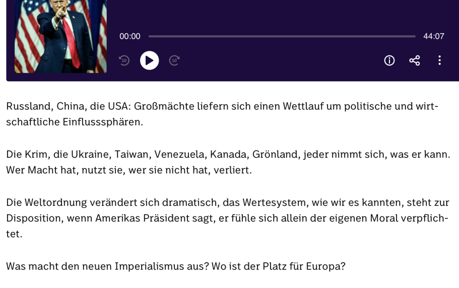 Phoenix Runde USA unter Trump Diskussionsrunde im TV-Studio mit vier Personen am Tisch und einer remote zugeschalteten Person.